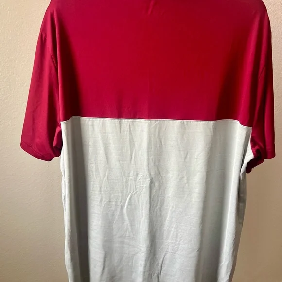 Under Armour Red and White Men's Polo Shirt - Picture 3 of 5